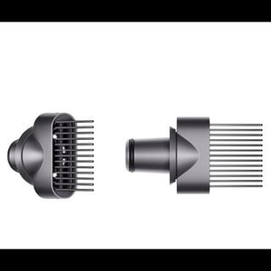 Dyson Wide Tooth Comb Hairdryer Attachment Iron Gray - for curly and coily hair